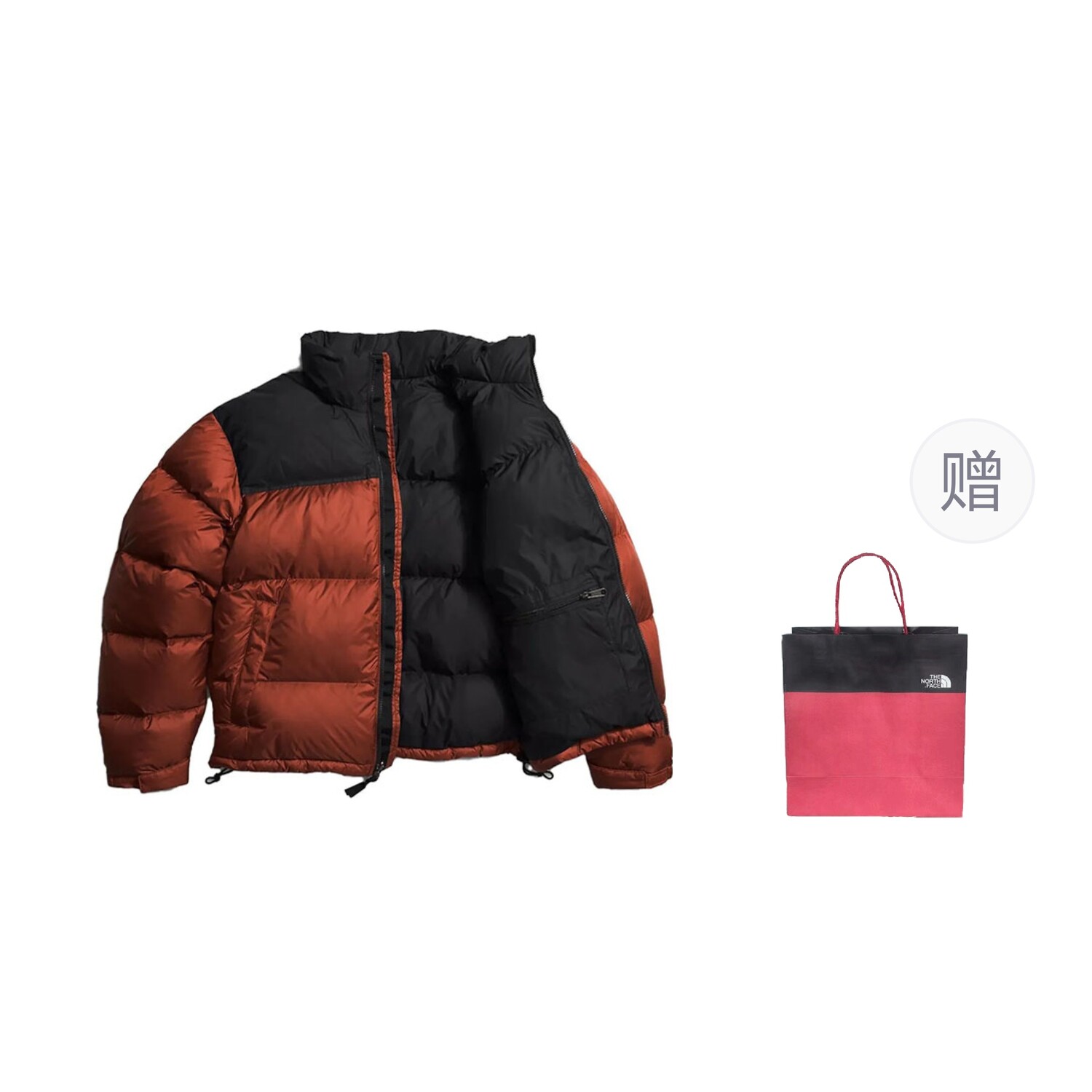 

Куртка мужская темно-красный + подарочный пакет The North Face