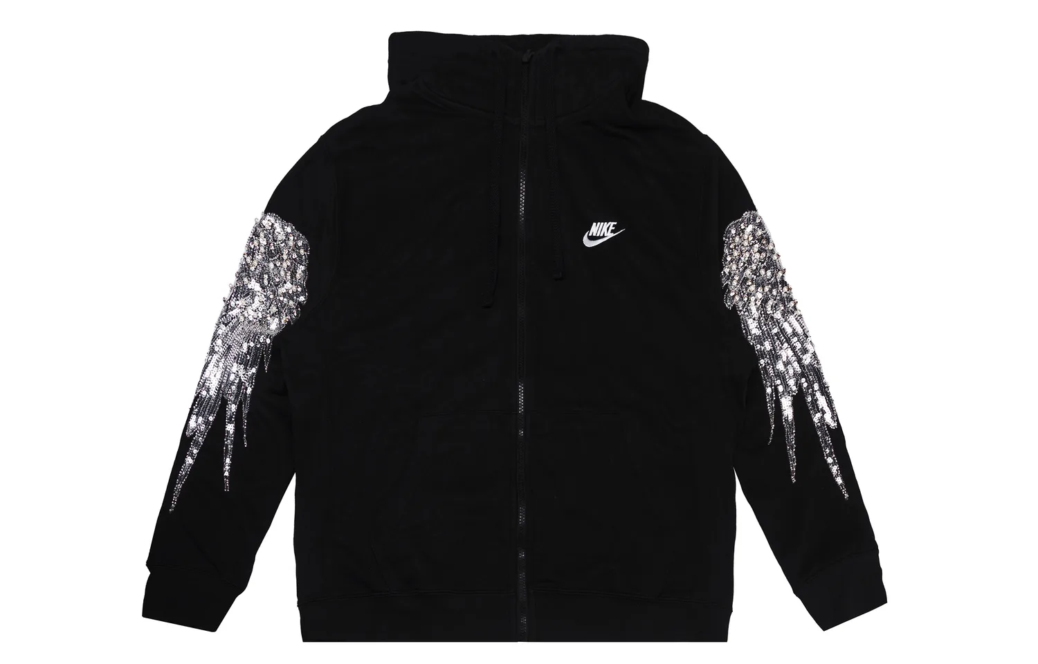 Nike Куртка унисекс черная с капюшоном
