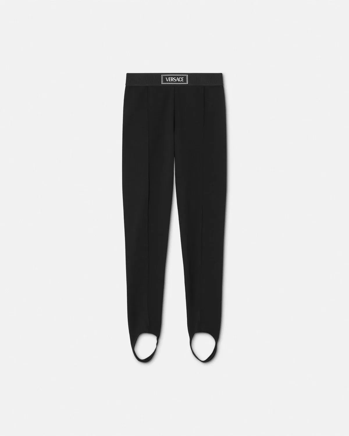 Детские леггинсы с винтажным логотипом из 90-х VERSACE, черный