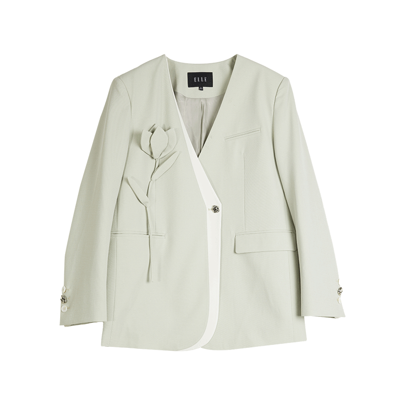 

Костюм женский с V-образным вырезом Moderate ELLE, светло-зеленый