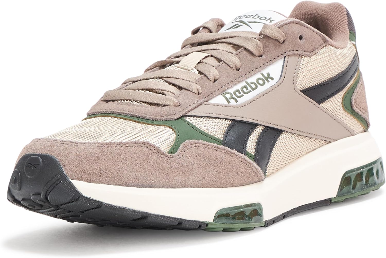 

Кроссовки Reebok Unisex-Adult Glide DMX, черный/зеленый/серый