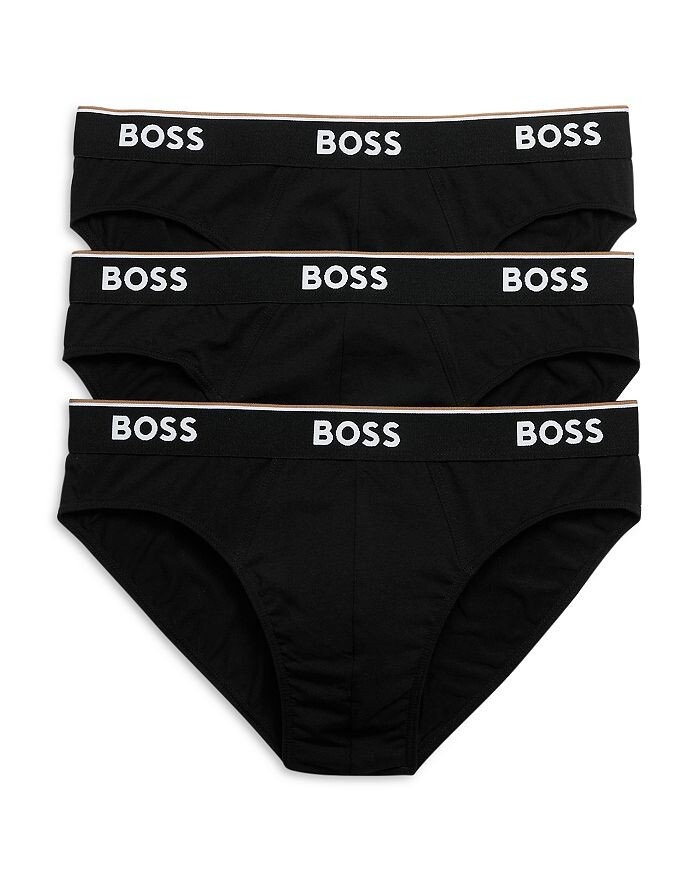 

Трусы Power из смесового хлопка, упаковка из 3 шт BOSS, черный