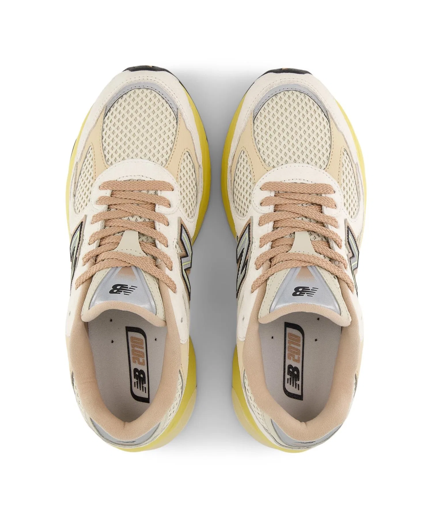 Унисекс кроссовки New Balance U2010SGR с замшей и сеткой бежевые — фото 4