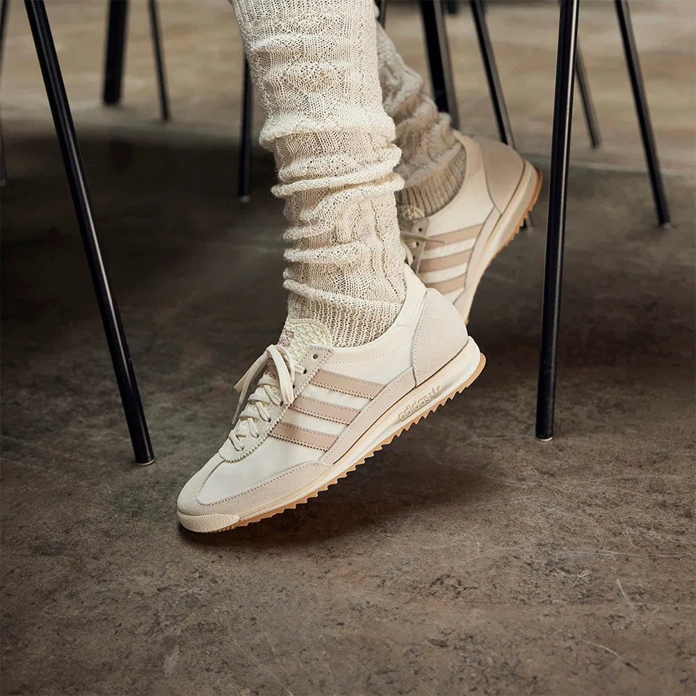 Мужские низкие кроссовки SL 72 OG белые от Adidas