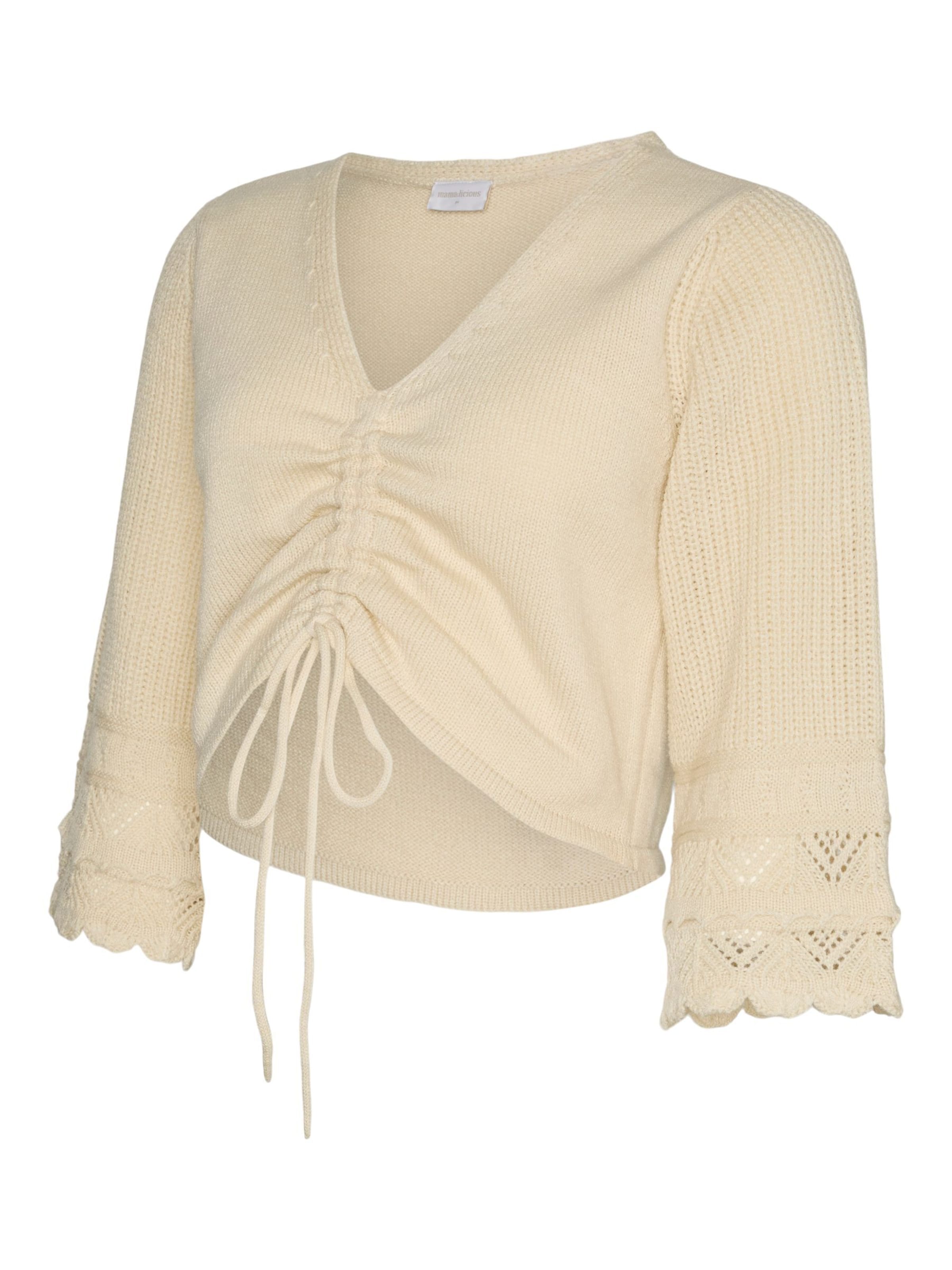 

MAMALICIOUS Свитер в бежевом цвете