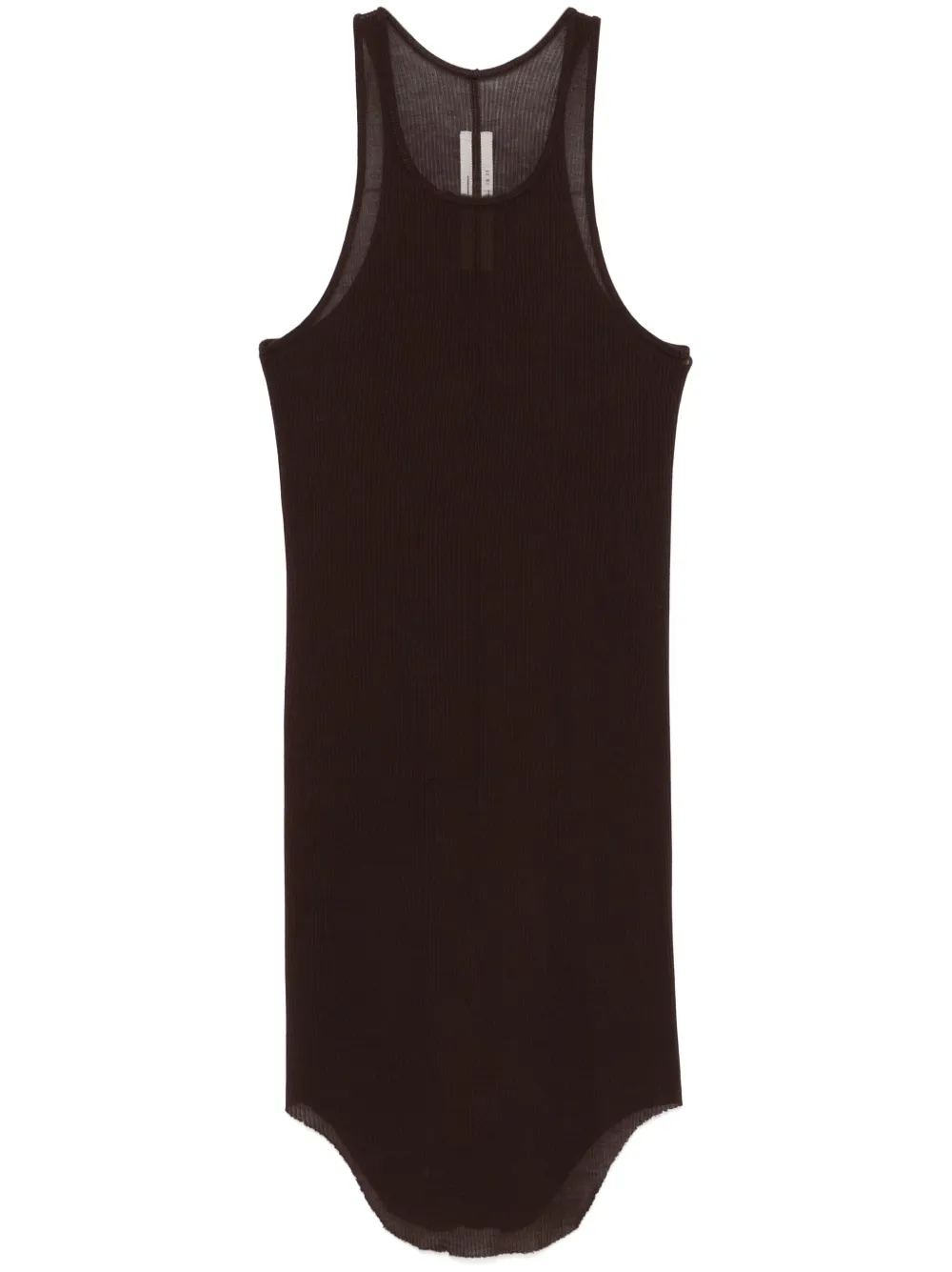 

Топ в рубчик Rick Owens, коричневый