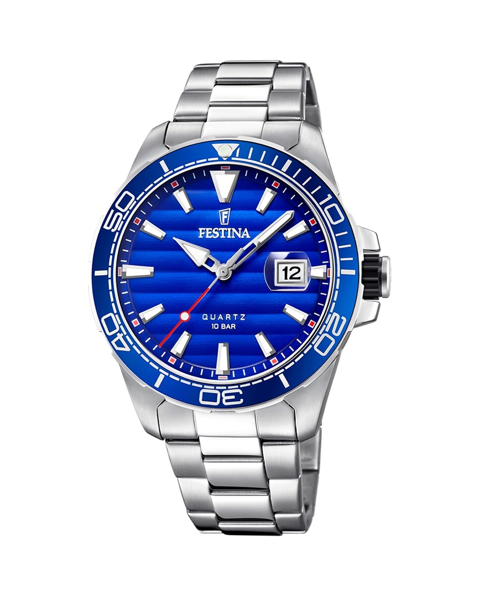 

F20360/1 Престиж мужские часы из серебристой стали Festina, серебро