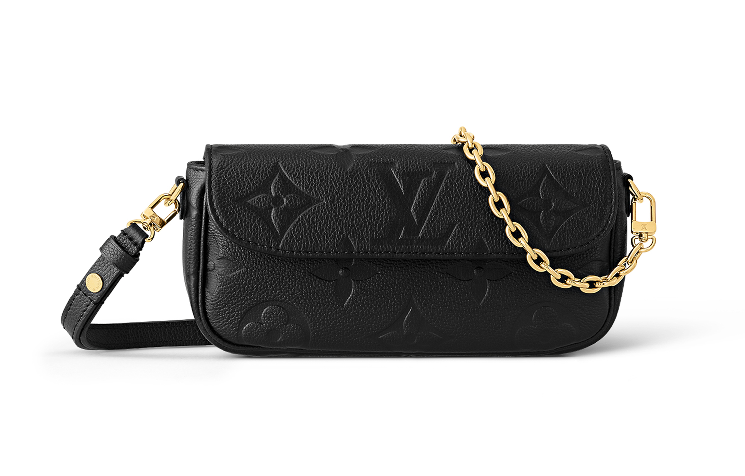LOUIS VUITTON Кошелёк на цепочке Айви чёрный — фото 2