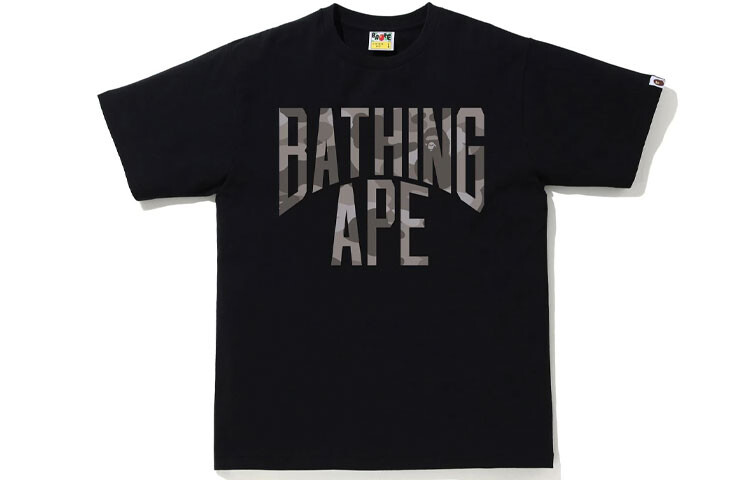 

Футболка мужская A Bathing Ape, черный/фиолетовый