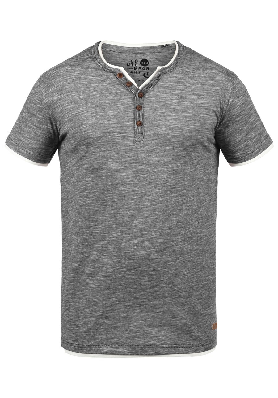 

Классическая футболка !Solid Shirt Digos, пятнистый серый