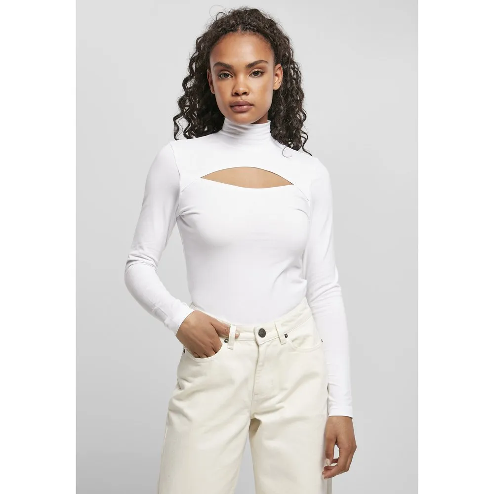 

Футболка Urban Classics Long sleeve high neck, белый