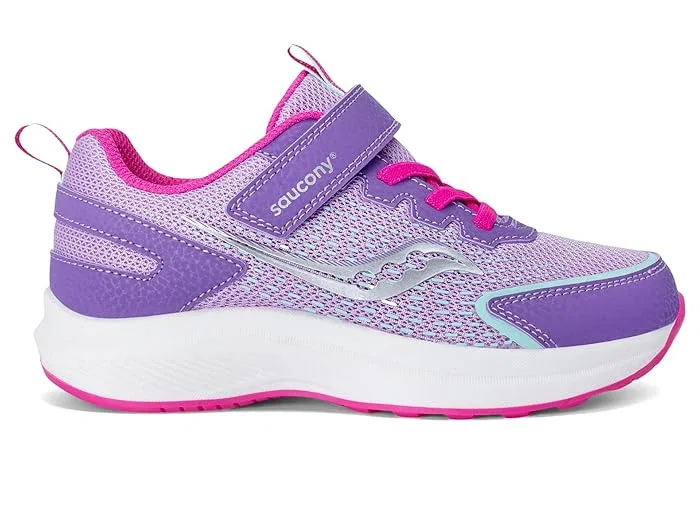 Кроссовки детские Cohesion FST Saucony Kids, Purple/Pink — фото 4