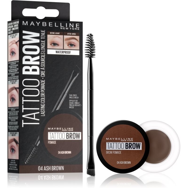 

Гель-помада для бровей Maybelline Tattoo Brow оттенок 04 Ash Brown Inna Marka