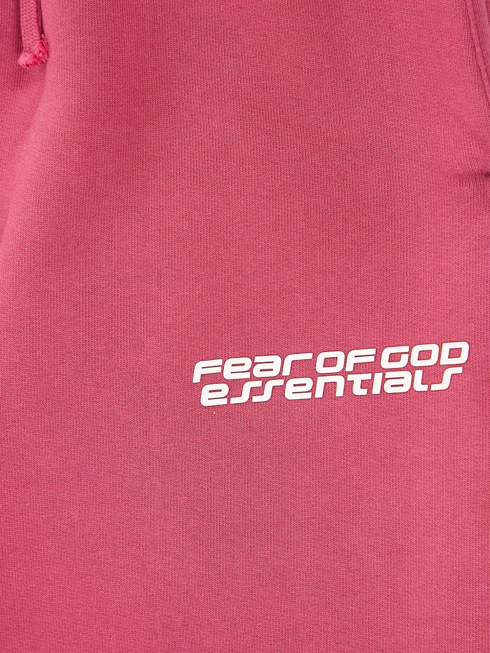 Спортивные брюки на завязках Fear Of God Essentials Kids, розовый — фото 3