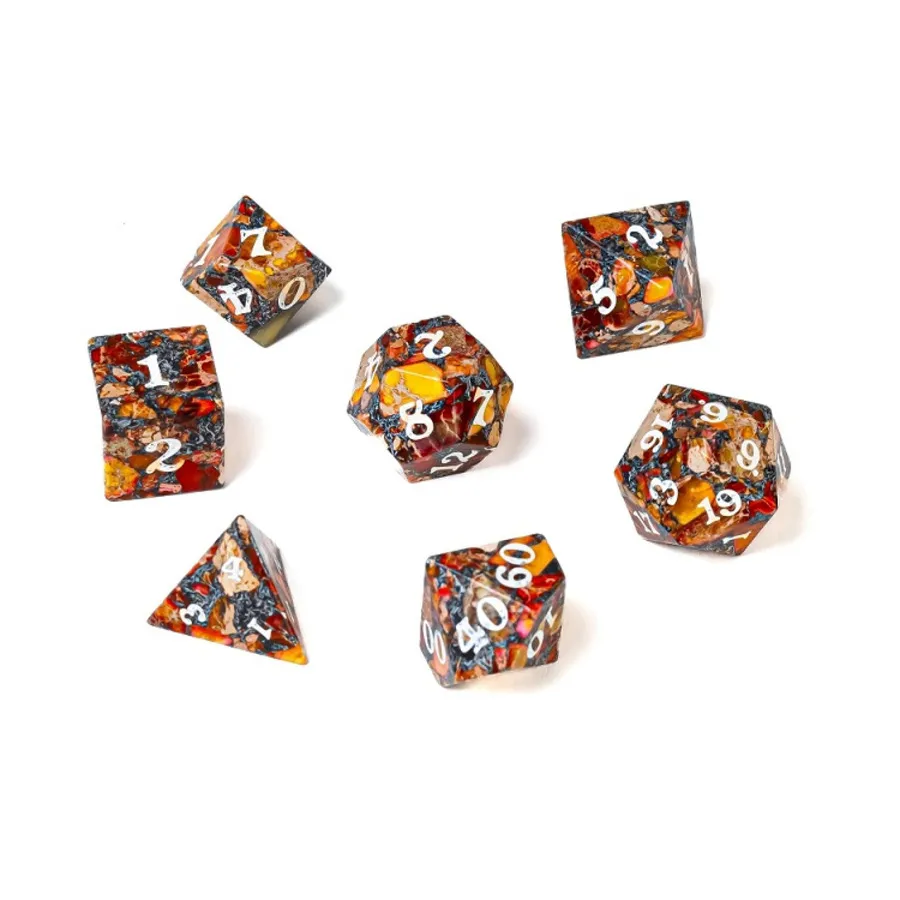 

Поли-набор - Бассейн с лавой (7), Dice - Wizard Stone Dice (Easy Roller Dice)