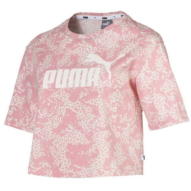

Укороченная женская футболка с логотипом Elevated Essentials 580392 94 Puma, розовый