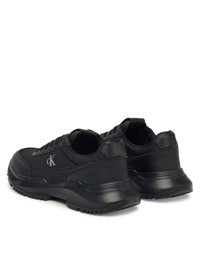 Кроссовки Low Cut Lace Up Sneaker V3A9-83105-1695 D Calvin Klein, черный — фото 3