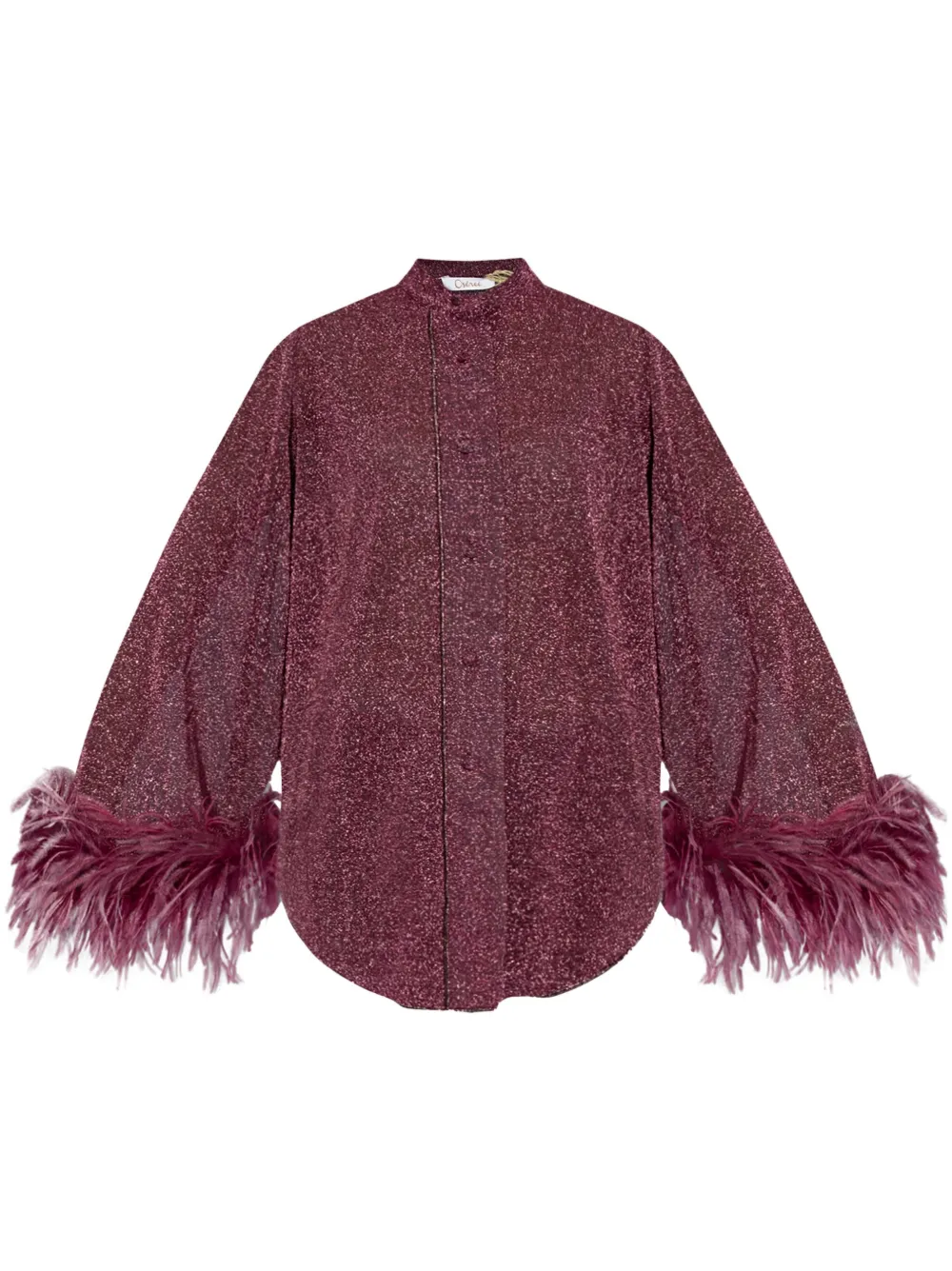 

Рубашка Lumiére Plumage с люрексом Oséree, фиолетовый