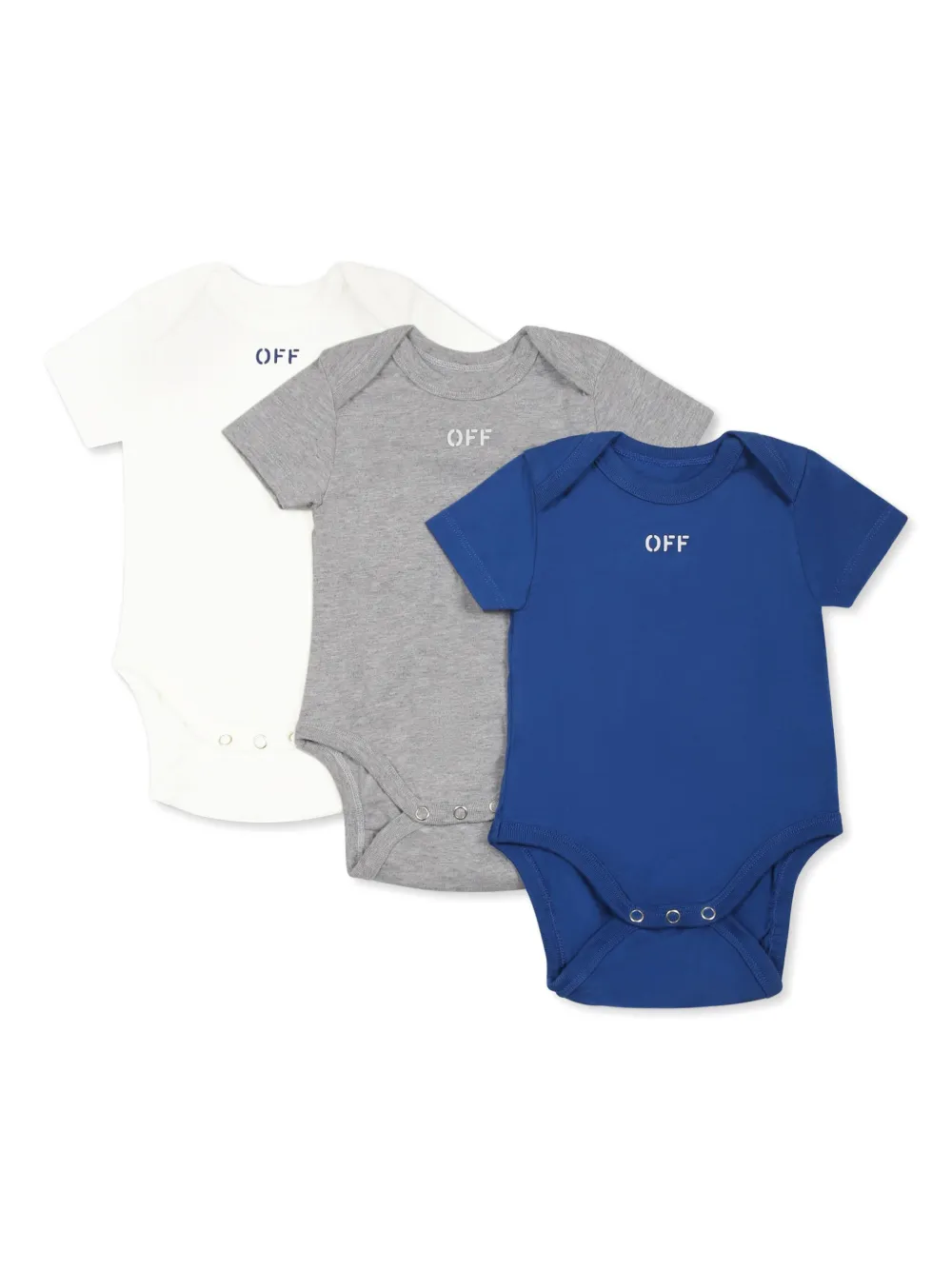 

Комплект из трех боди с логотипом OFF-WHITE KIDS, белый