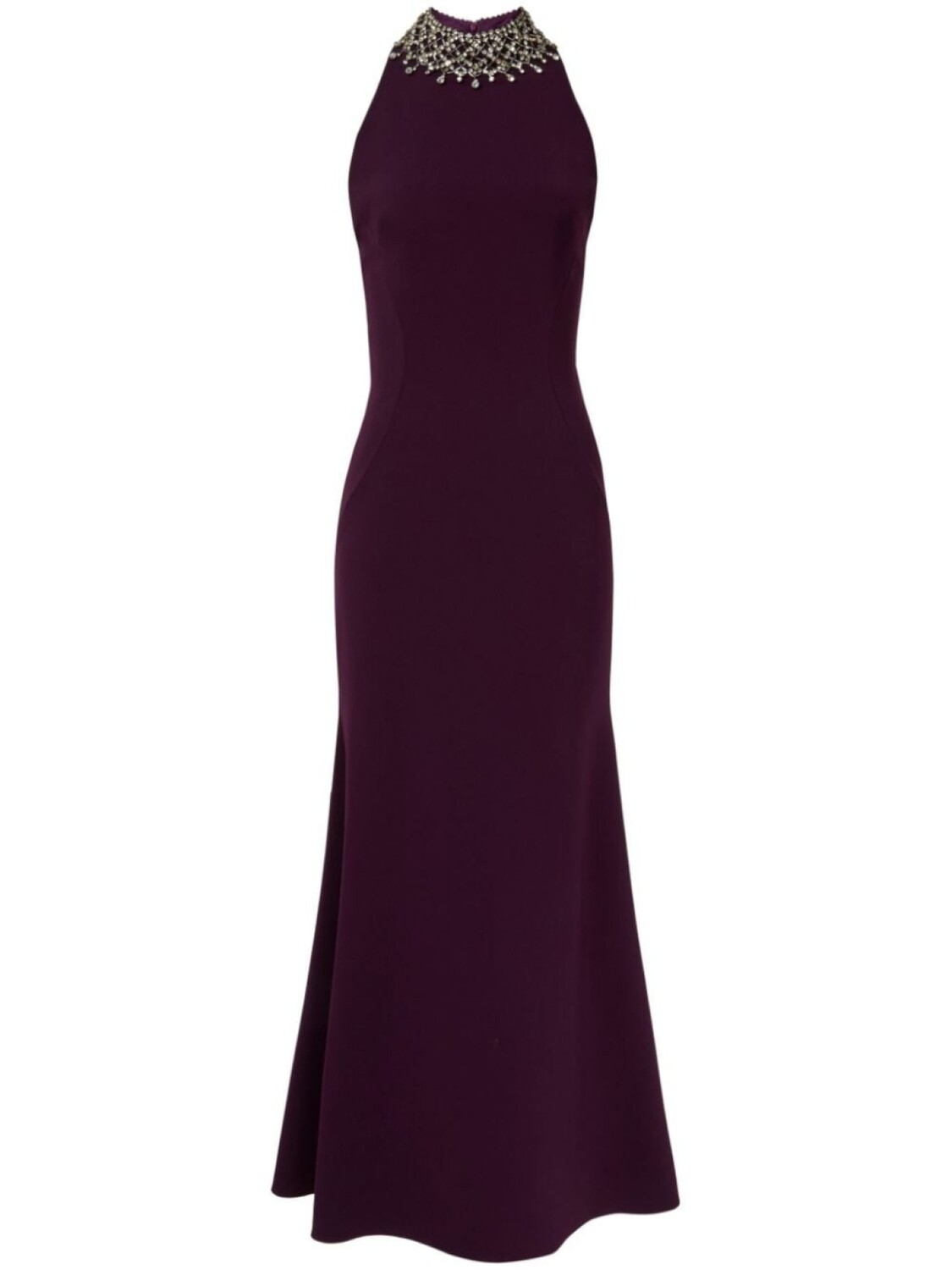 

Платье миди Pechora с кристаллами Jenny Packham, фиолетовый