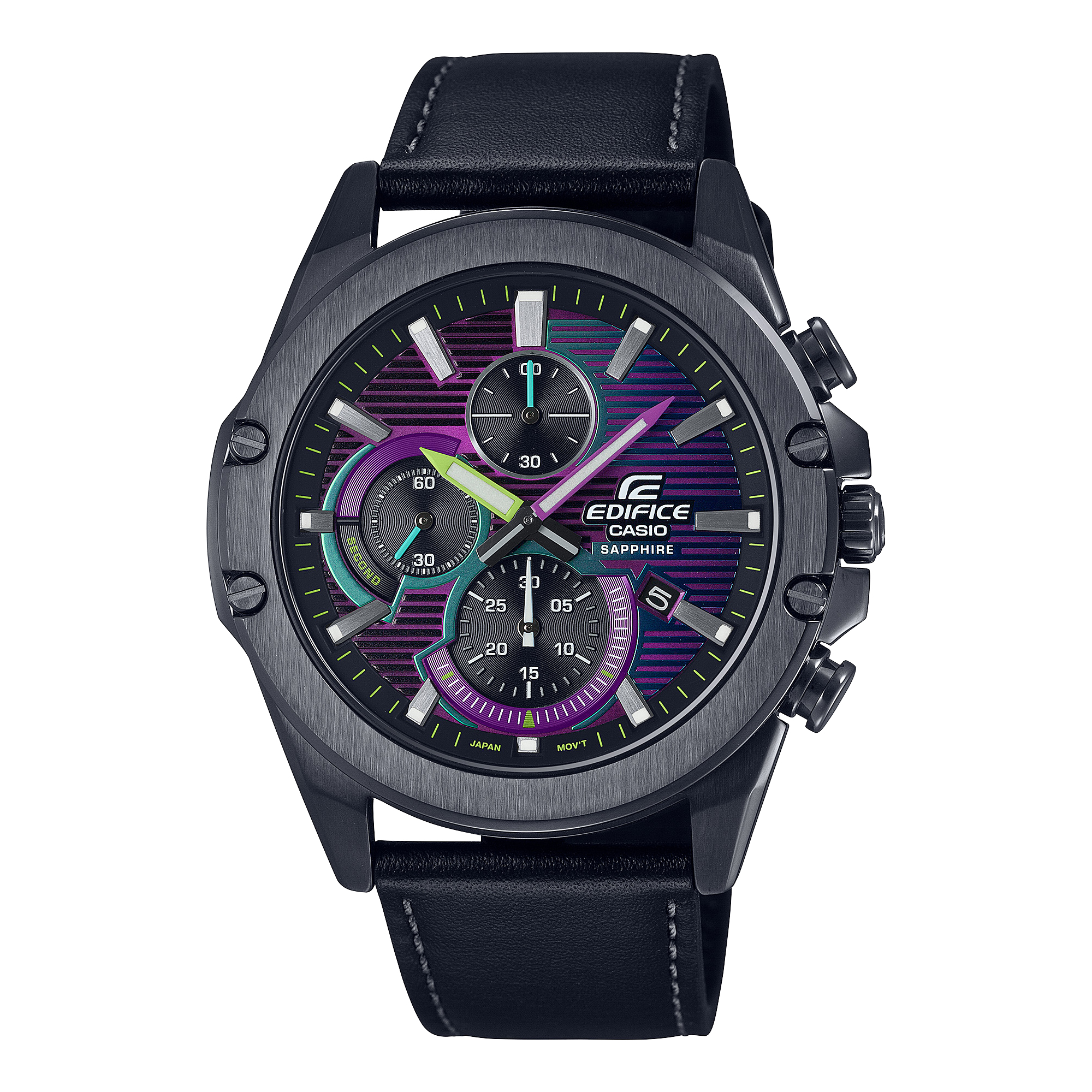 

Мужские часы EDIFICE фиолетовые CASIO