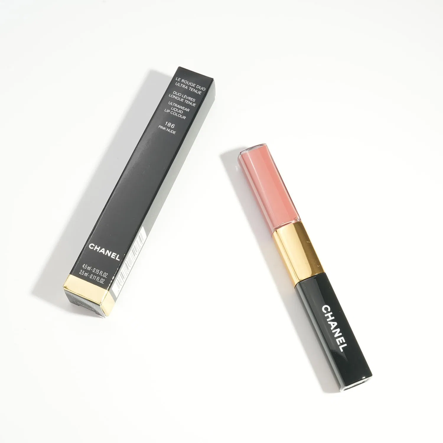 Жидкая помада Chanel Le Rouge Duo Ultra Tunu, оттенок Pink Nude, 4.5 мл — фото 4