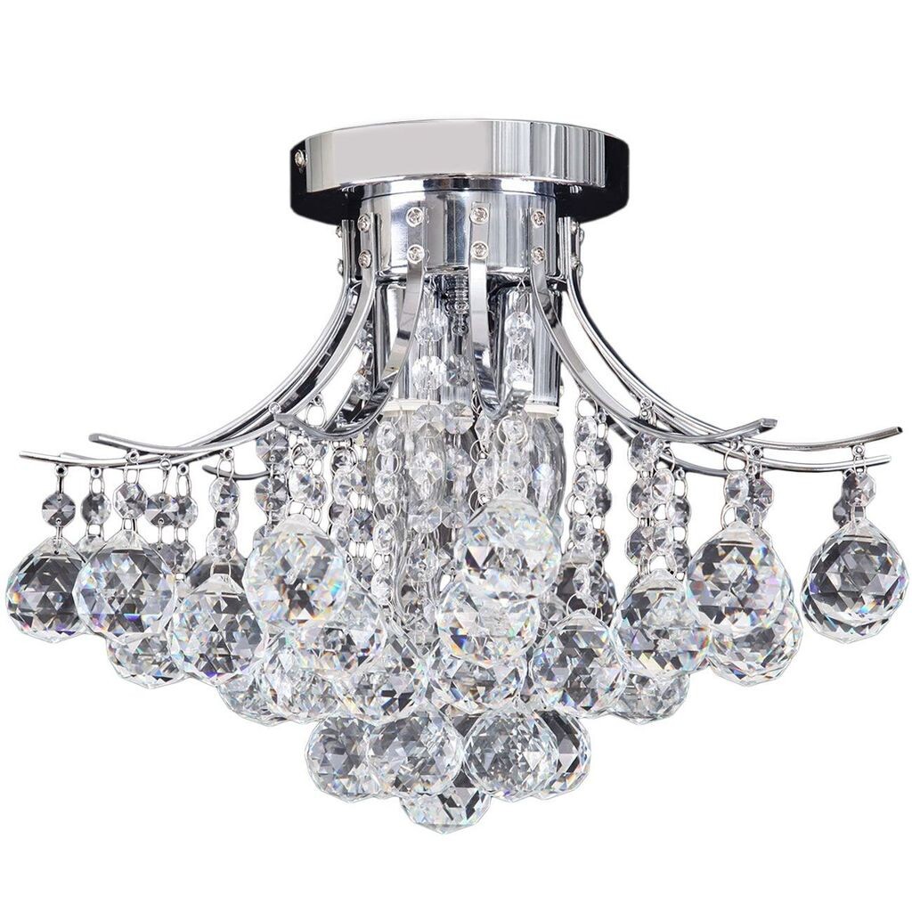 

Люстра Toollight App784-3C Crystal, 3 источника света E14, 40X40X40Cm Toolight, серебро