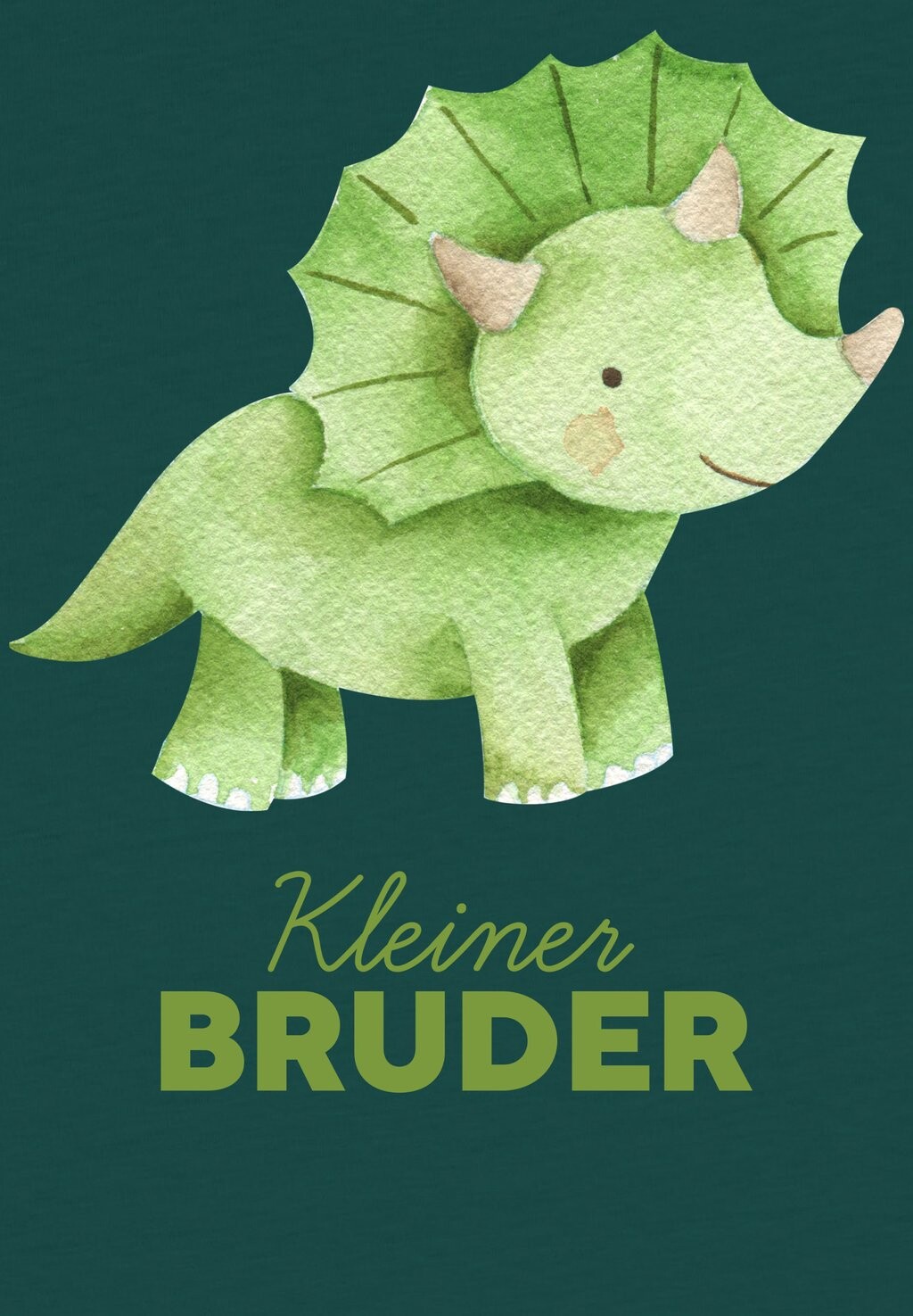 

Футболка с принтом DINOSAURIER watapparel, темно-зеленый