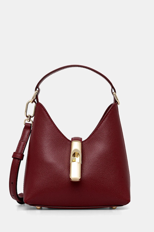 

Кожаная сумка Furla, бордовый