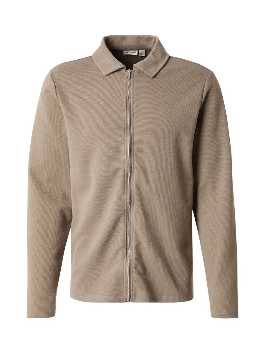 

Толстовка с капюшоном на молнии Only & Sons ONSNEWKODYL, светло-коричневый