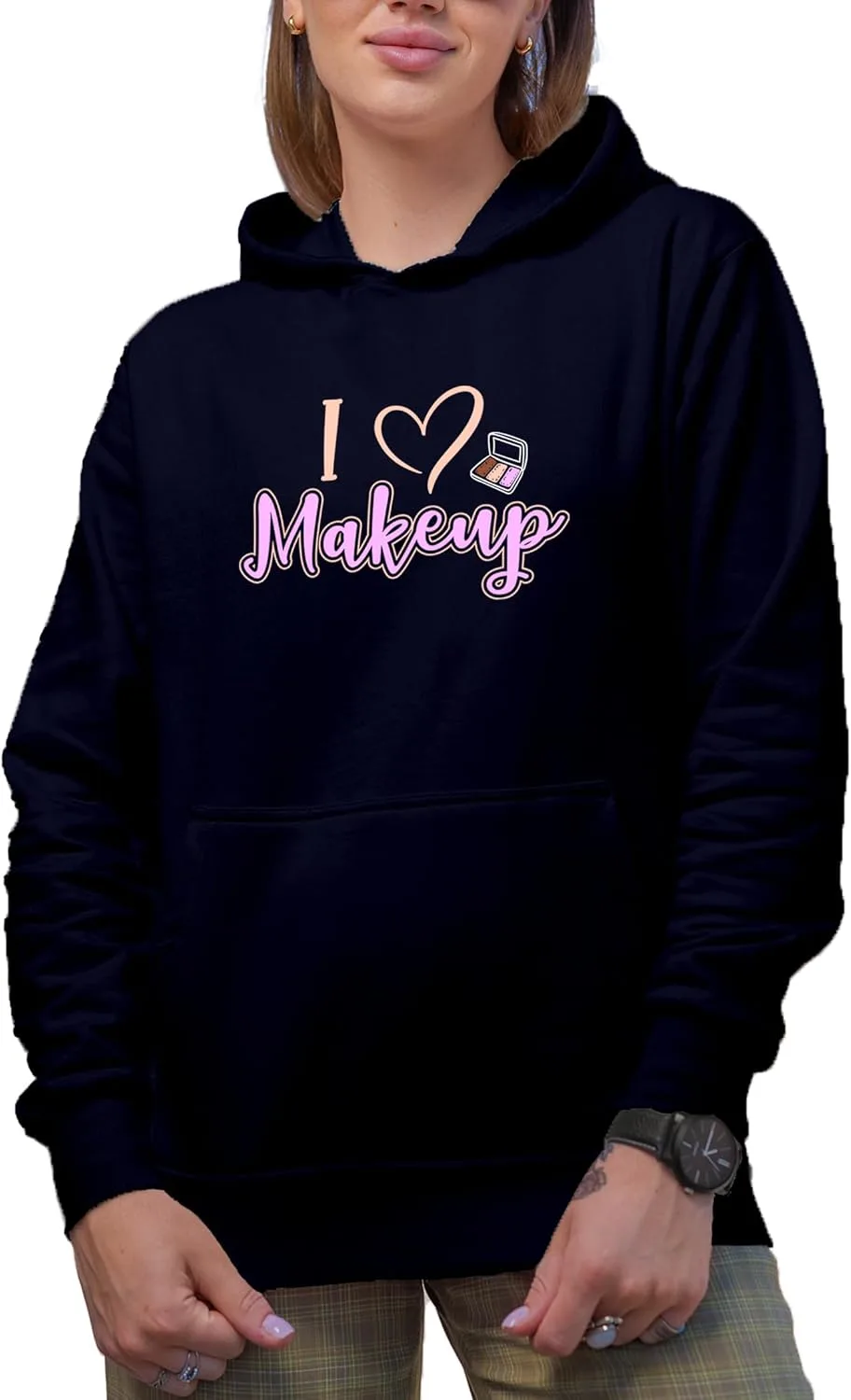 

Толстовка с капюшоном I Heart Makeup с палеткой теней Make Your Mark Design