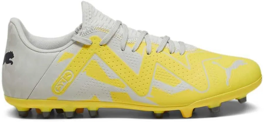 Спортивные кроссовки PUMA Unisex Future Play MG, Multicoloured Sedate Gray Asphalt Yellow Blaze
