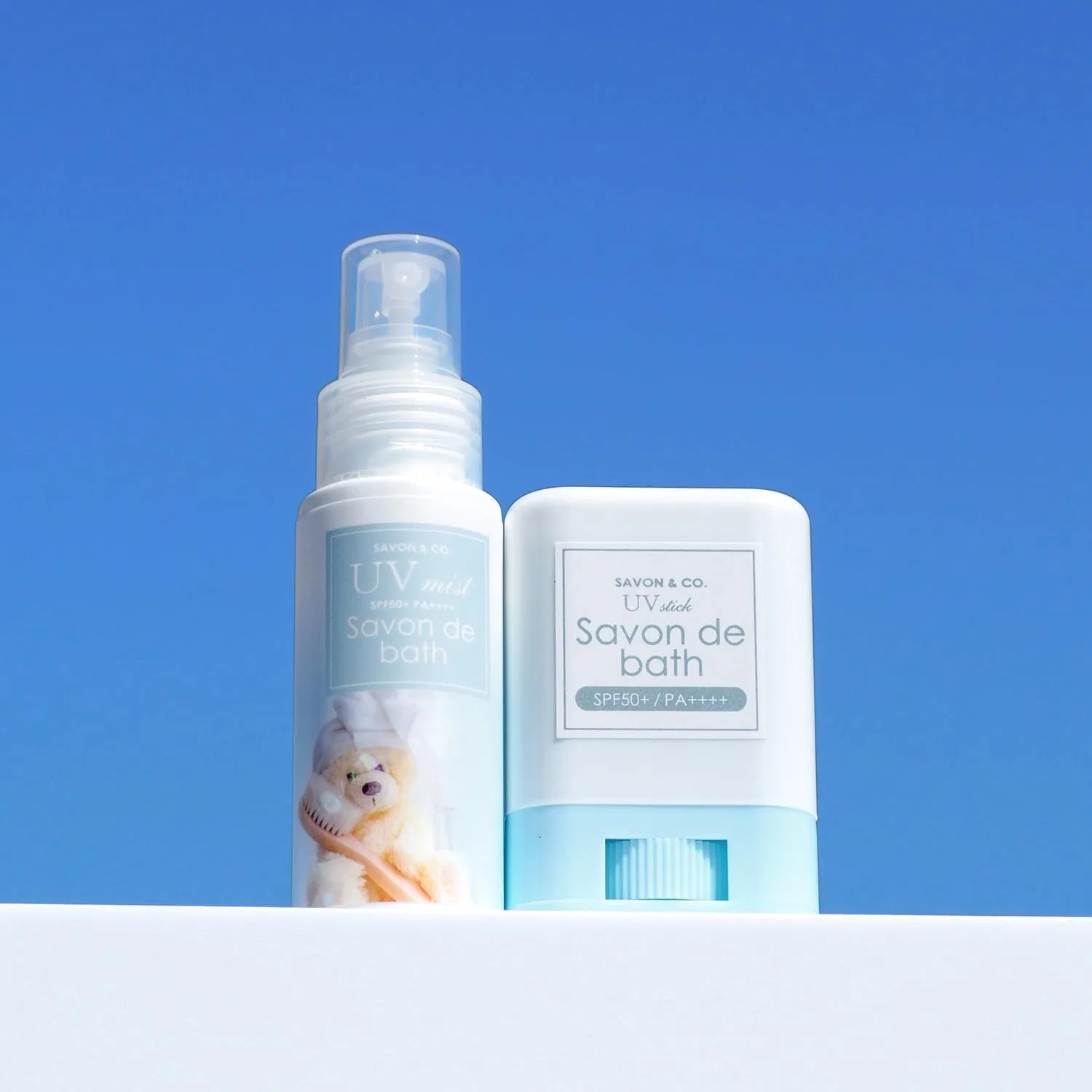 Солнцезащитный спрей Savon & Company Essence UV Mist Savon De Bath SPF50+/PA+++ 50 мл Savon & Co. — фото 4