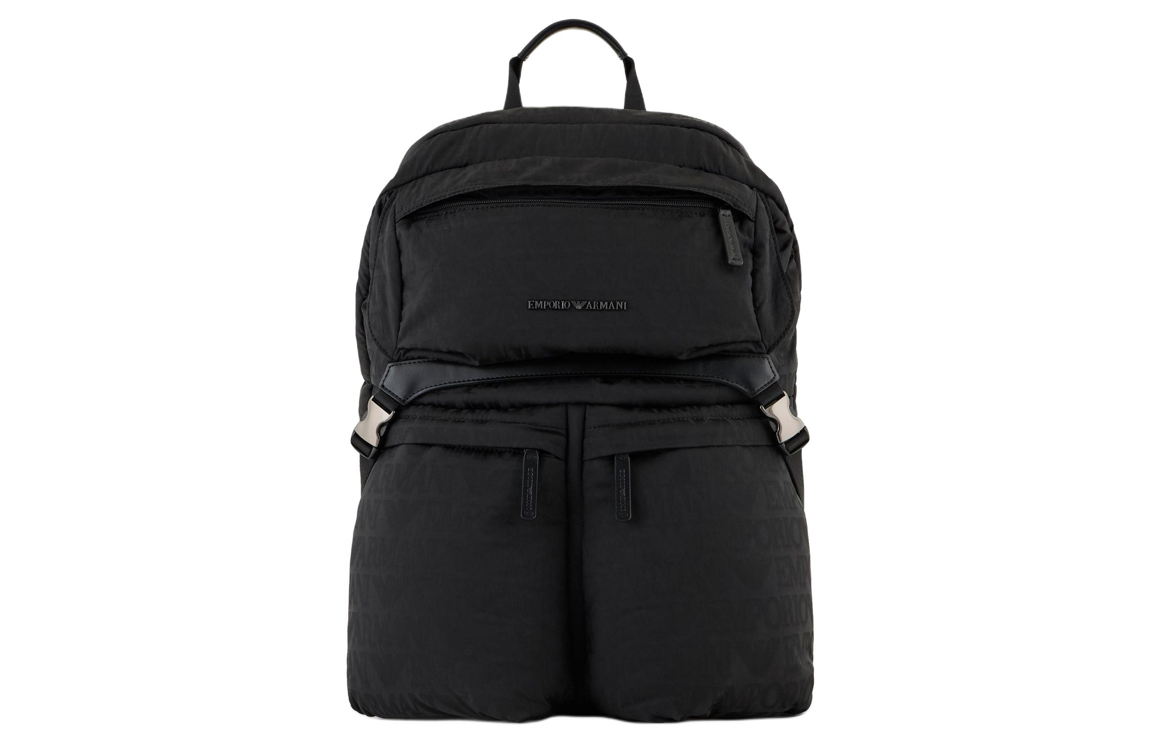 

EMPORIO ARMANI Полиамидный рюкзак мужской черный