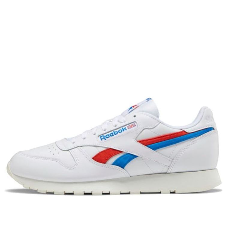 

Кроссовки Reebok Classic Leather 'White Instinct Red Blue', красный