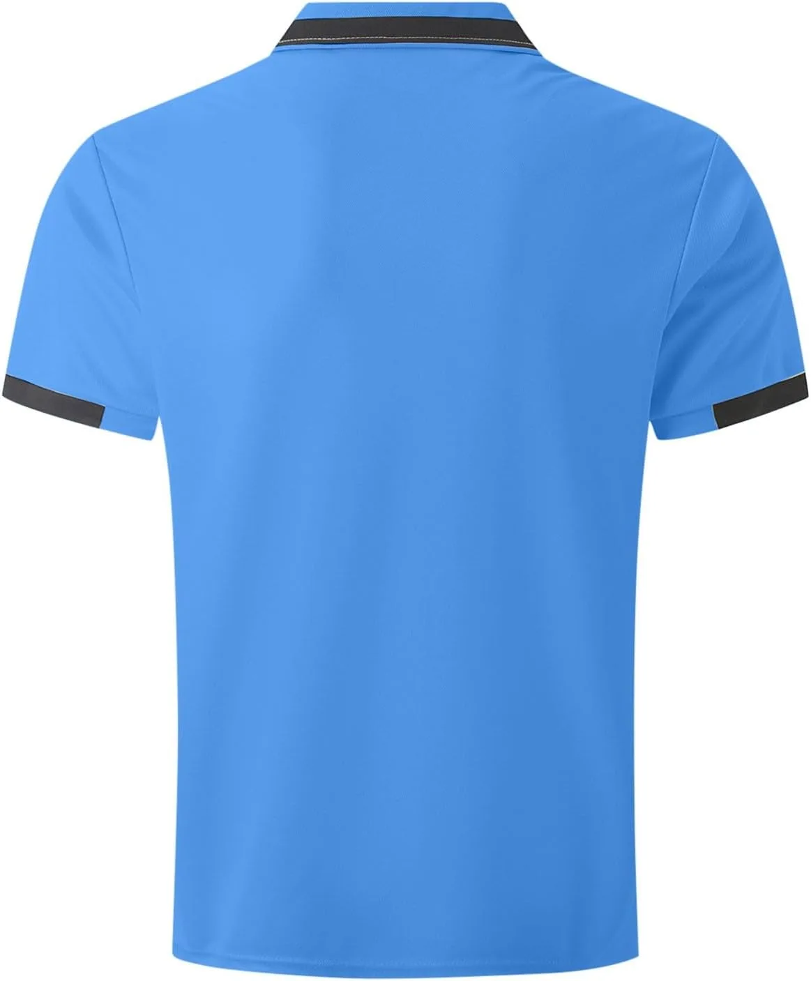 Мужская футболка с коротким рукавом slim fit, цветной блок и карманами — фото 4