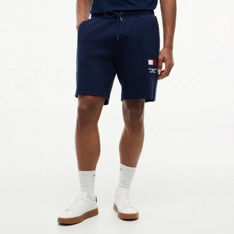 Шорты повседневные Tommy Hilfiger мужские темно-синие — фото 4