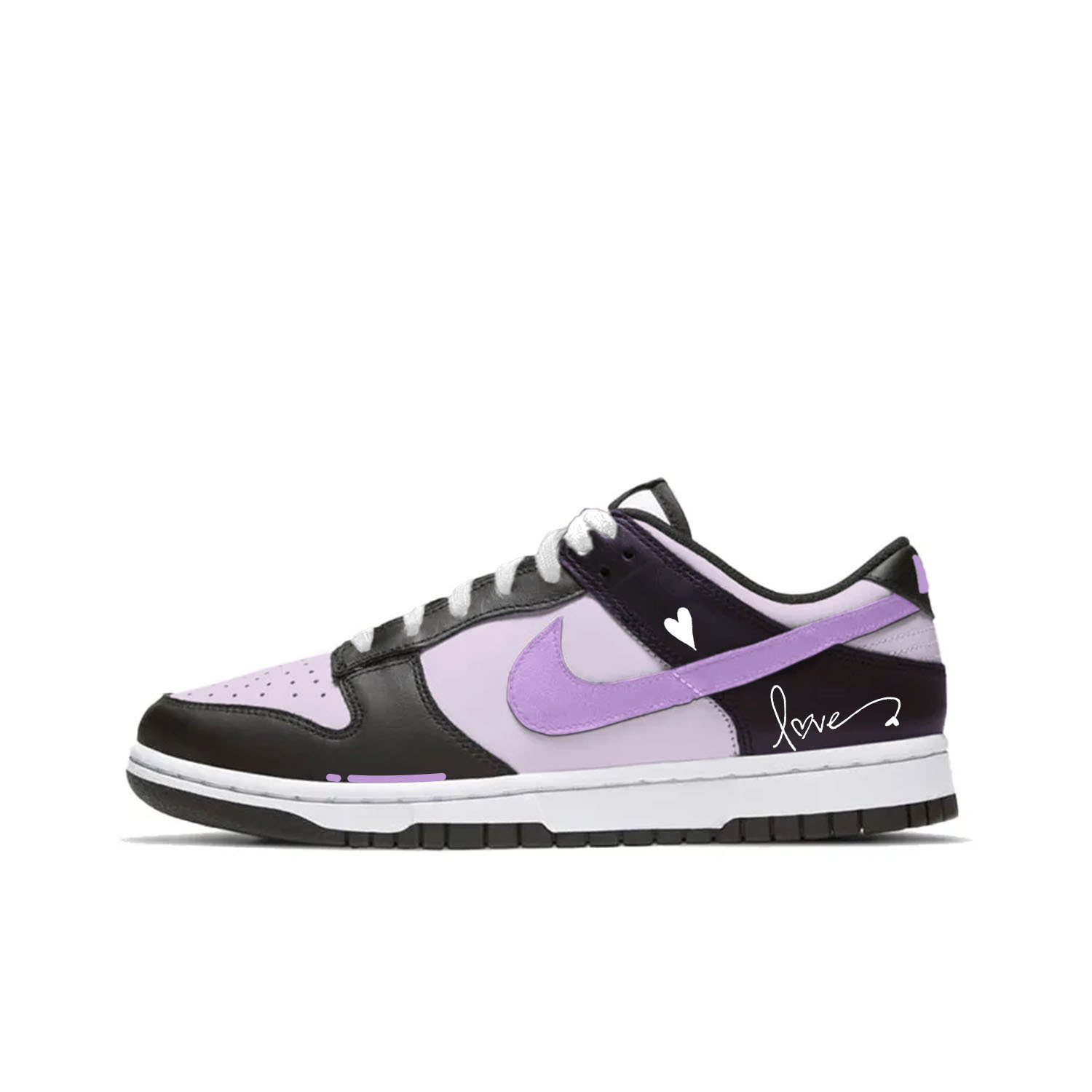 

Dunk Low верхние скейтборд кроссовки Unisex розовый фиолетовый Nike, фиолетовый