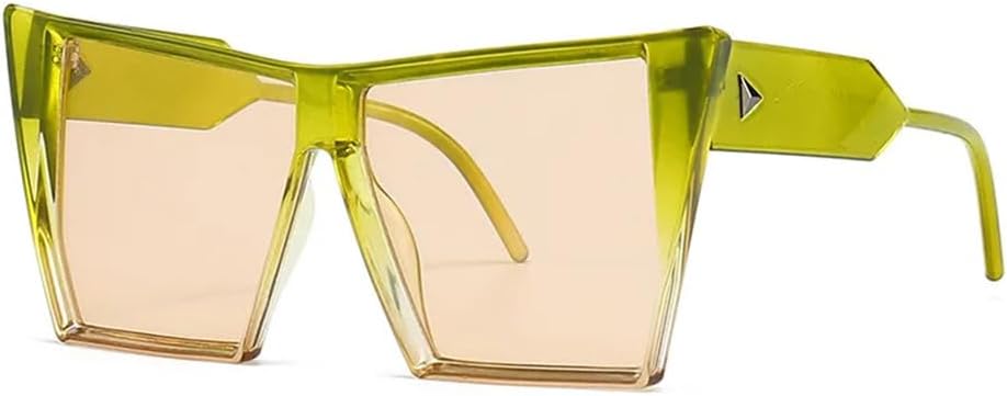 

Большие женские солнцезащитные очки с градиентным переходом цвета, мужские солнцезащитные очки с защитой от УФ-излучения UV400, солнцезащитные очки с заклепками VFDHN, 4