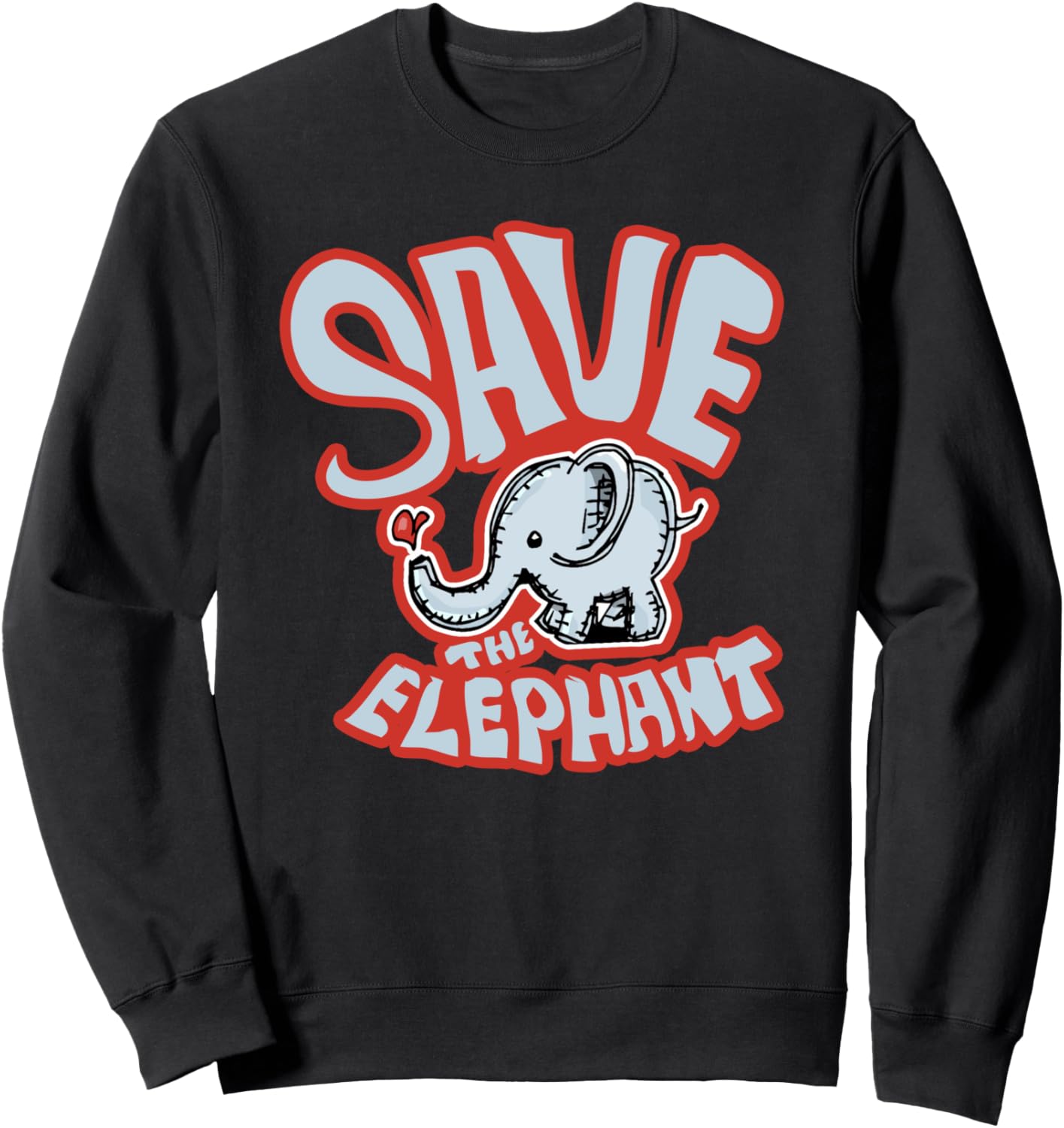 

Толстовка с изображением милого слоненка из акции «Спасите слона», черная Save The Elephants, Черный, Толстовка с изображением милого слоненка из акции «Спасите слона», черная Save The Elephants