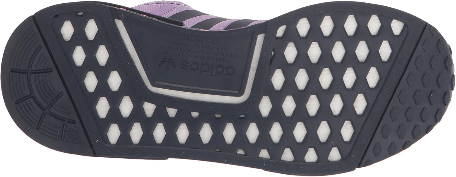 Кроссовки adidas Unisex-Child NMDr1 C (для маленьких детей), белый/синий — фото 4