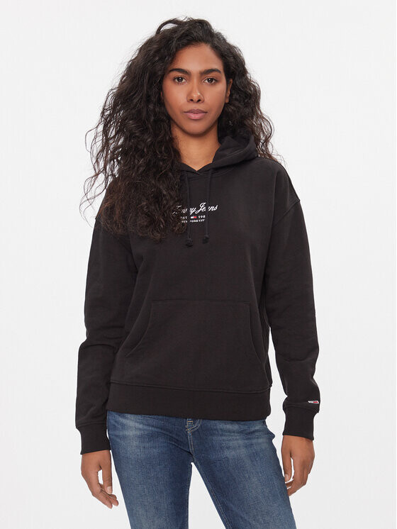 

Толстовка свободного кроя Tommy Jeans, черный