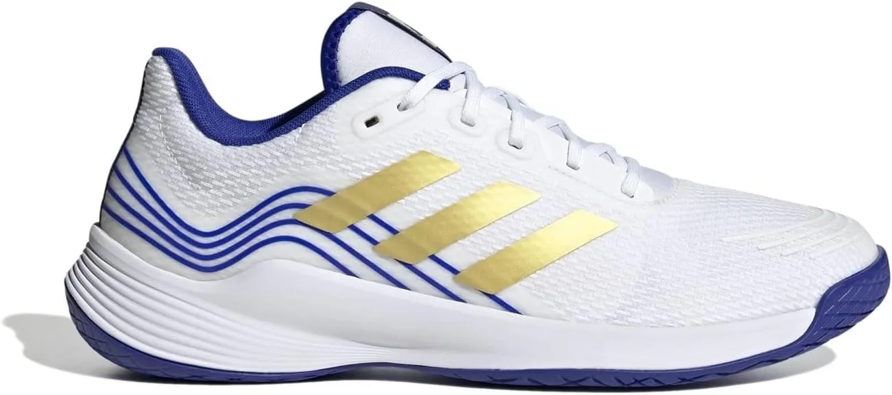 Волейбольные кроссовки Adidas Novaflight, белый/голубой — фото 2