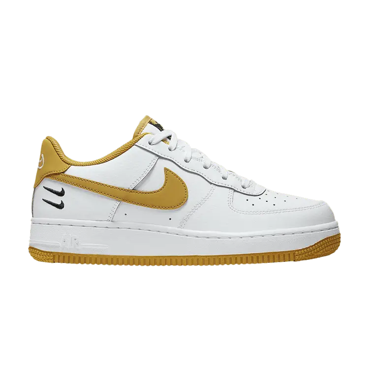 

Кроссовки Nike Air Force 1 HO20 BG 'Dual Swoosh - White Wheat', белый