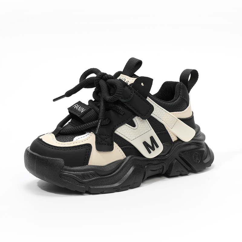 

Детские кроссовки low top из искусственной кожи ROBINHOOD, черный