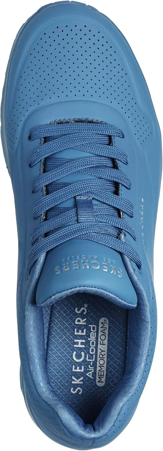 Кроссовки Skechers Herren UNO Stand On Air, Denim Durabuck Mesh — фото 2