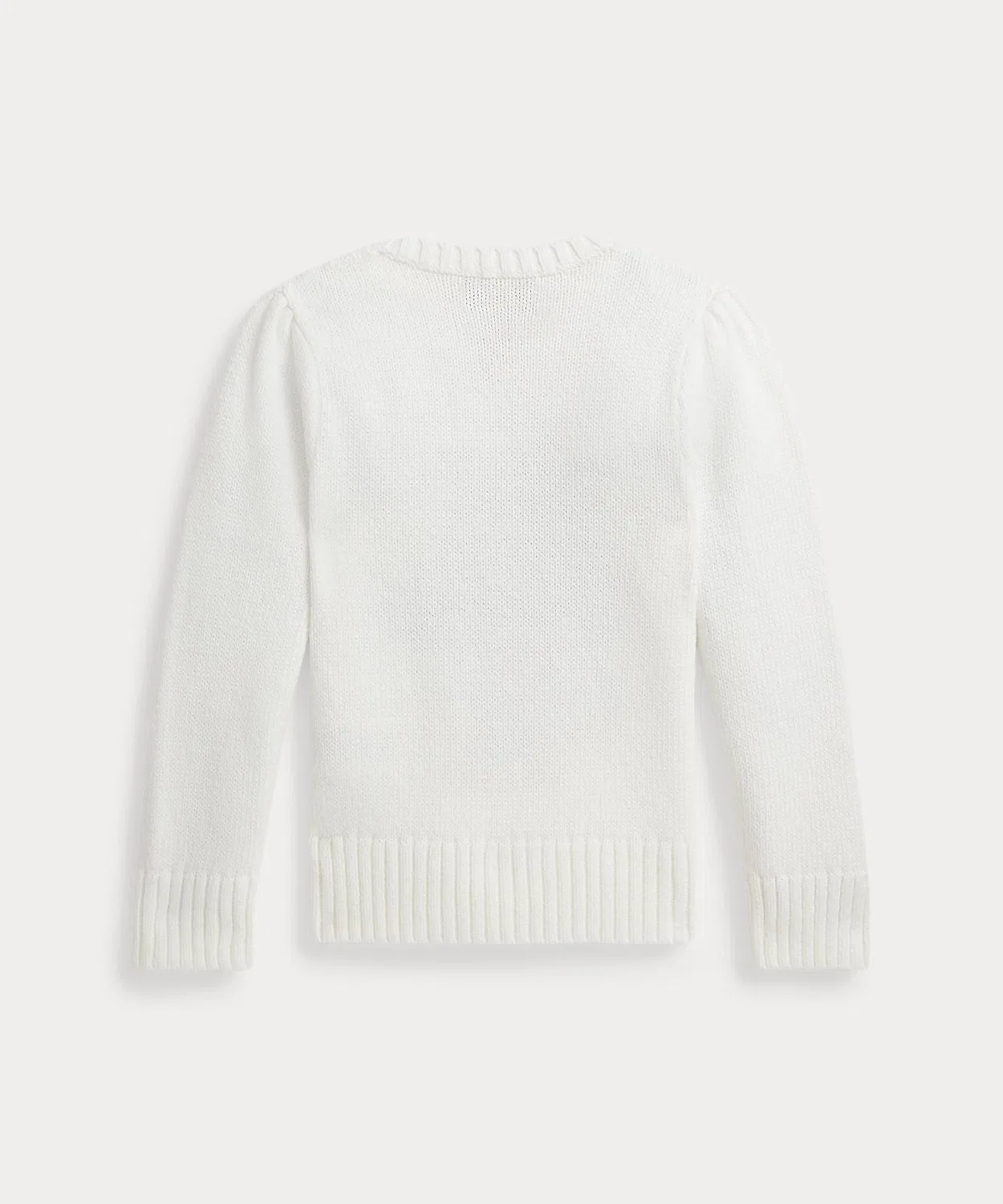 Свитер с медвежонком Polo Ralph Lauren хлопковый белый — фото 2