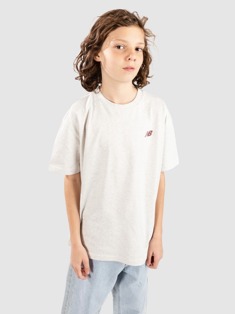 Футболка New Balance Newbie Chase Graphic Kids T-Shirt, ash heather — фото 2