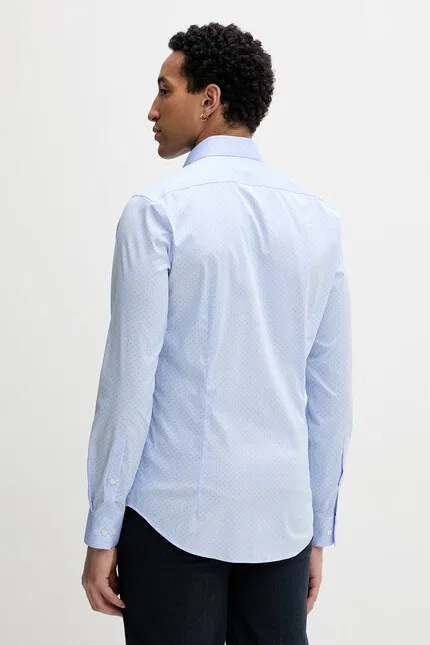 Рубашка с технологией non-iron Calvin Klein, синий — фото 3