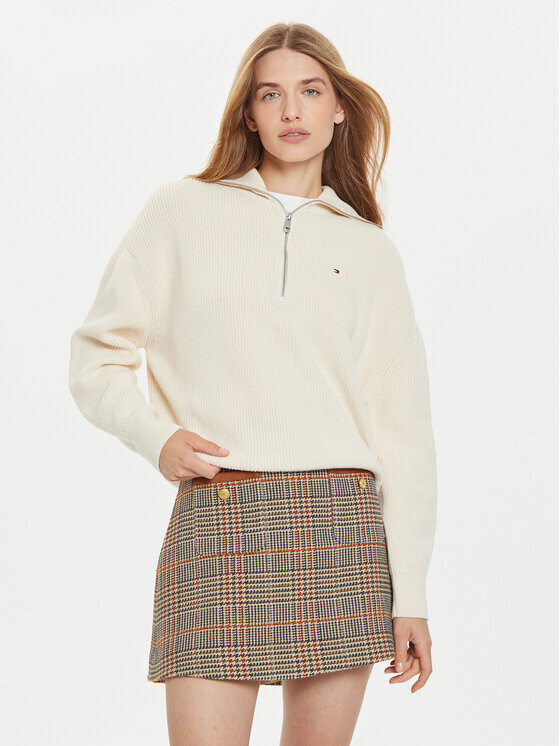 

Пуловер свободного кроя Tommy Hilfiger, экрю